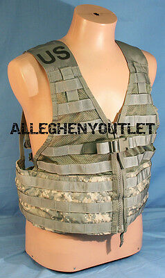 Tactical Fighting Load Carrier Vest Molle Acu Flc Sds Lbv Us Army Military Nice