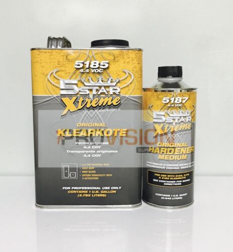 5 Star Extreme Orig Urethane Clearcoat w/Activator Gallon Kit 5185