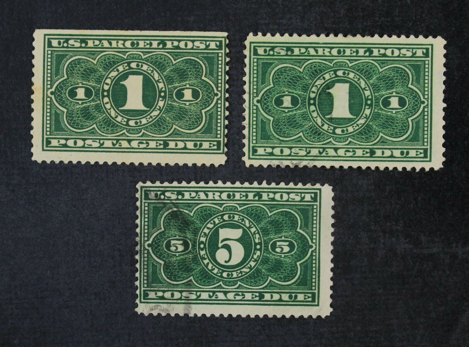 Ckstamps: Us Parcel Post Stamps Collection Scott#jq1 1h Og 1ng #jq3 Ng