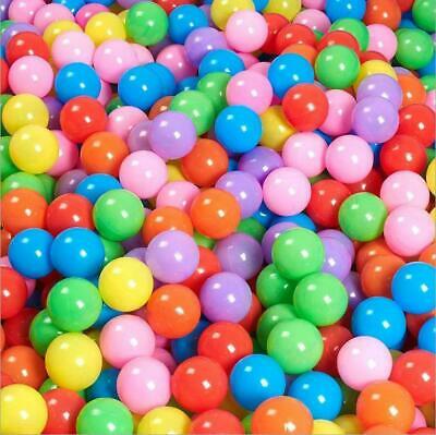 400pcs 5.5cm Secure Baby Kids Toy for Swim Fun Colorful Soft Plastic Ocean Ball