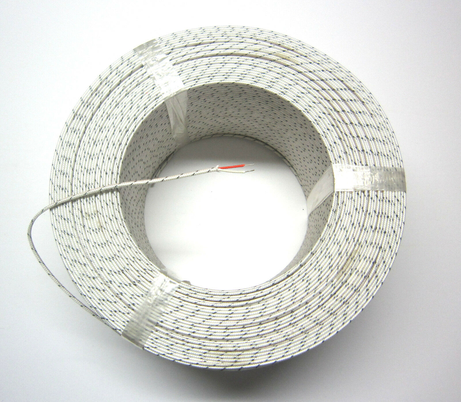 J-type Thermocouple Wire Awg 24 Solid Wire Fiberglass Insulation Extension 1 Yd