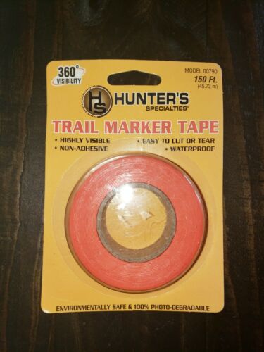 L@@k!!! Hunters Specialties 00790 150ft. Trail Marker Tape Highly Visable