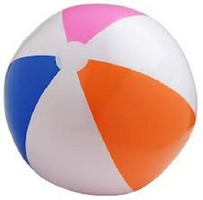 Large Beach Ball 20" Pool Party Beachball New! #aa38 Free Shipping
