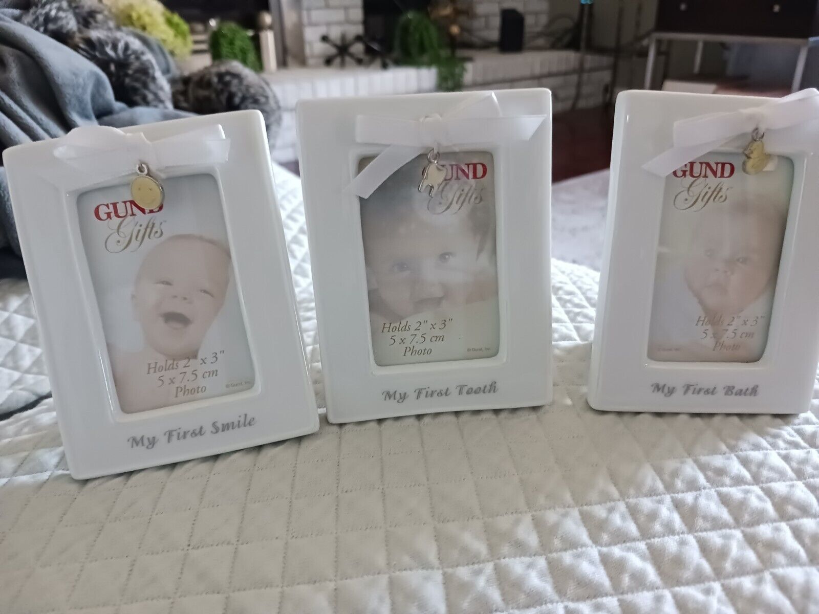 BABY GUND PICTURE FRAMES Baby Firsts!