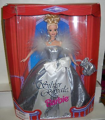#5332 HTF NRFB Mattel Price Club Silver Royale Barbie  Doll (BAD BOX)