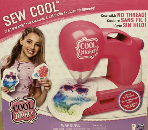 Cool Maker Sew Cool Sewing Machine With 5 Trendy Projects And Fabric For Kids...