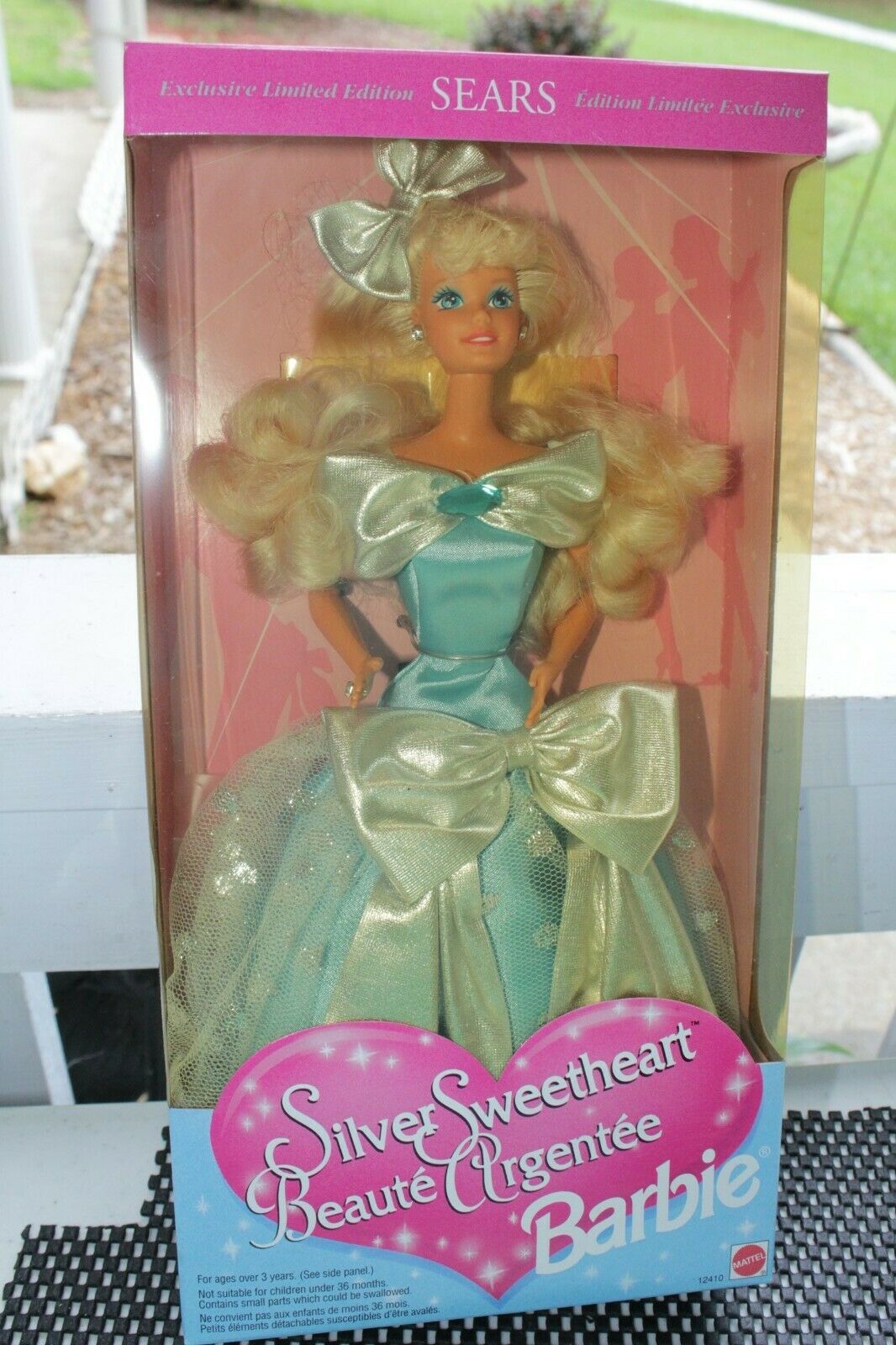 1994 SILVER SWEETHEART SEARS EXCLUSIVE LIMITED EDITION BARBIE #12410 NRFB