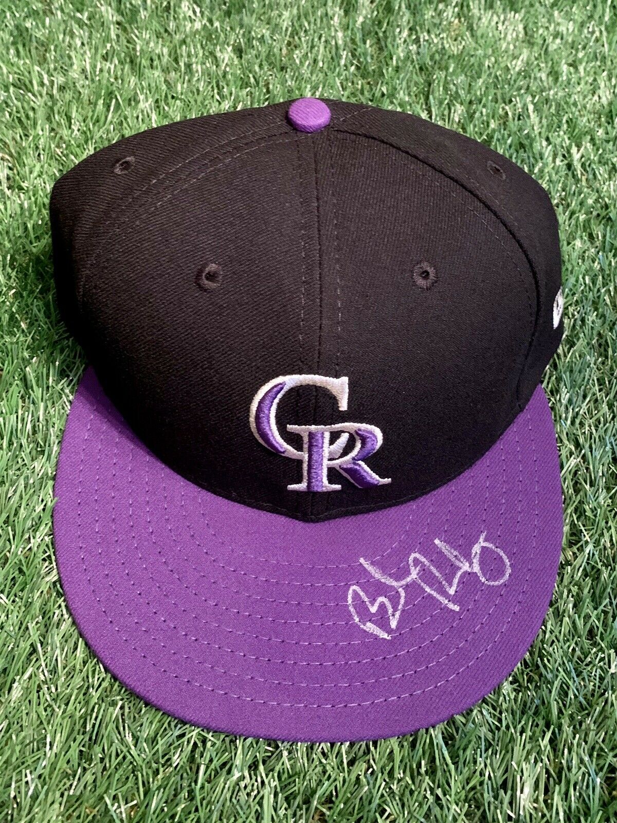 Brendan Rodgers Signed Colorado Rockies New Era 59fifty On Field Hat Brand New!