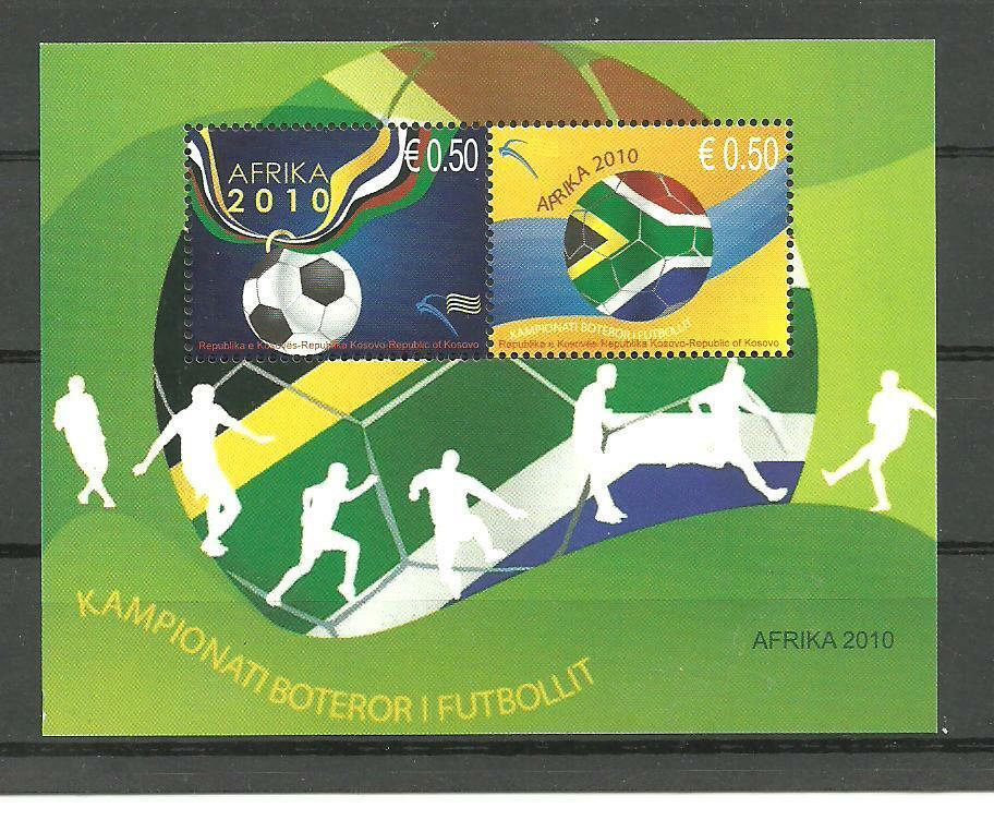 Kosovo 2010 Block World Football South Africa Soccer World Cup