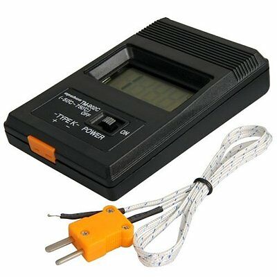 1PCS TM-902C Digital K Type LCD Thermodetector Thermometer Meter + Thermocouple
