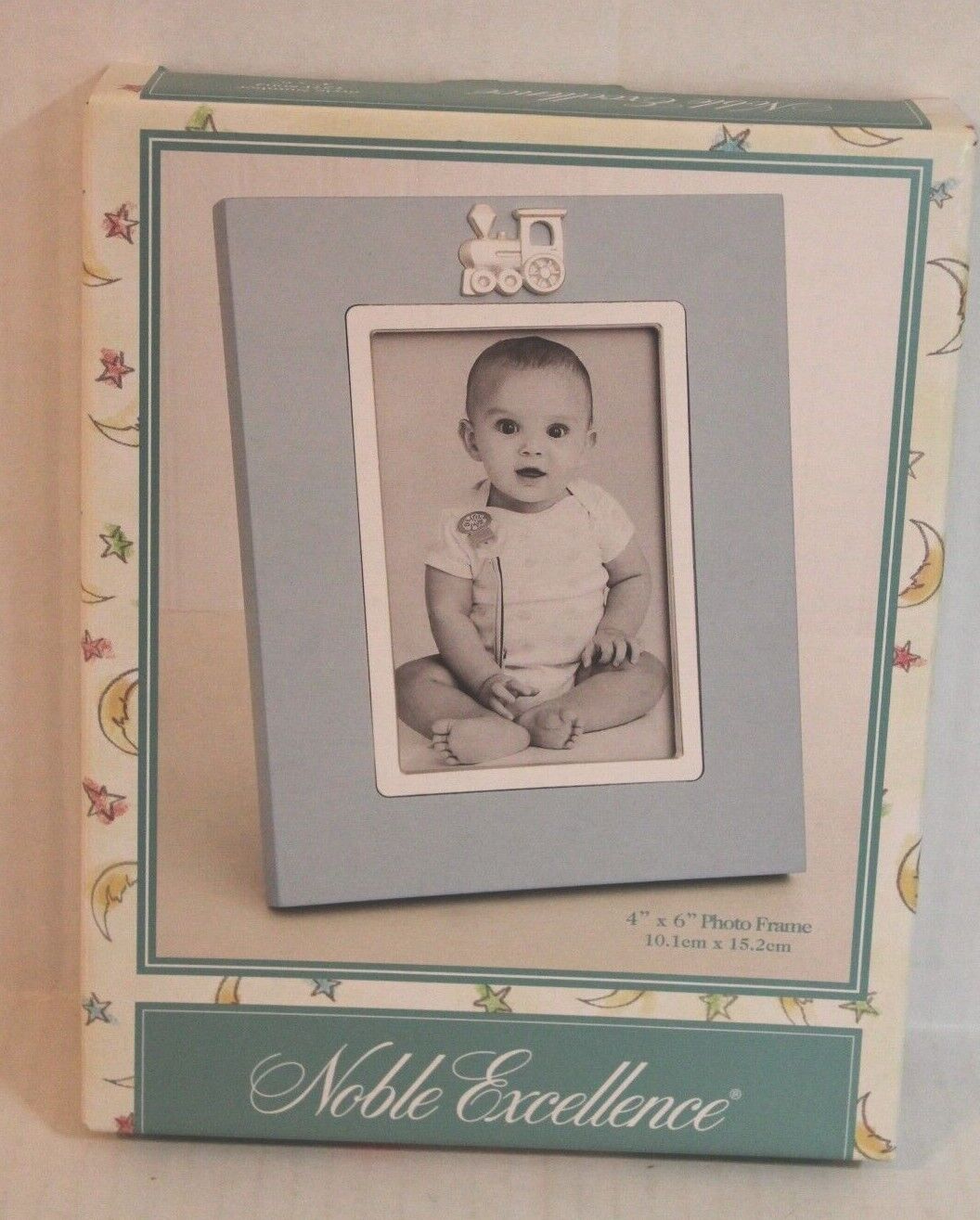 Noble Excellence Blue Photo Frame 4" X 6" Picture Frame Baby Boy Nursery New