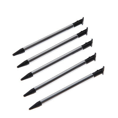 5x Retractable Metal Stylus Touch Screen Pen For New Nintendo 3ds Ll/xl Console