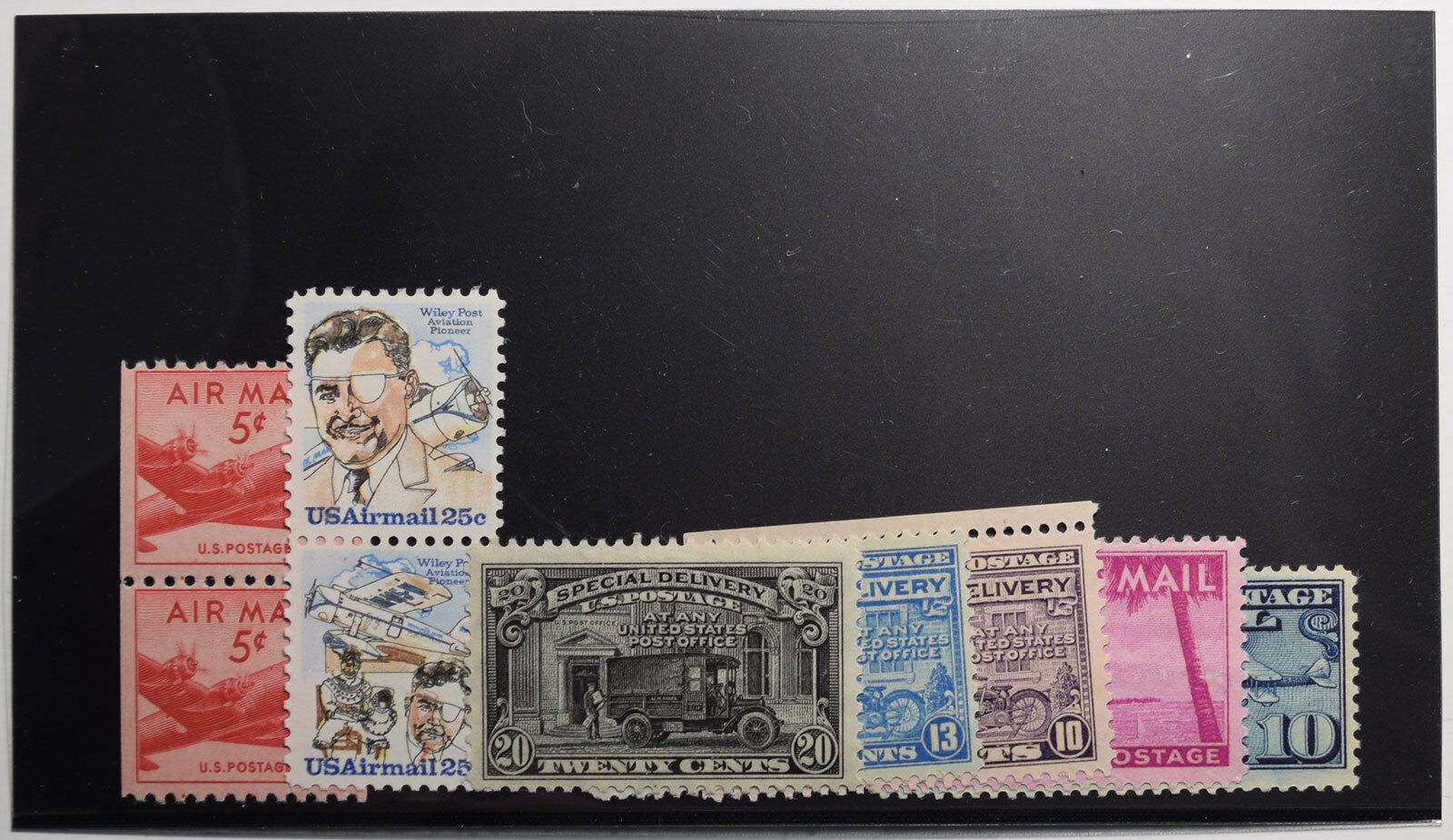 7 Pc Group Of Airmail & Special Delivery - Most Og Nh