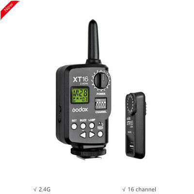 Godox XT16S Wireless Radio-Controlled Flash Trigger Transmitter and Receiver