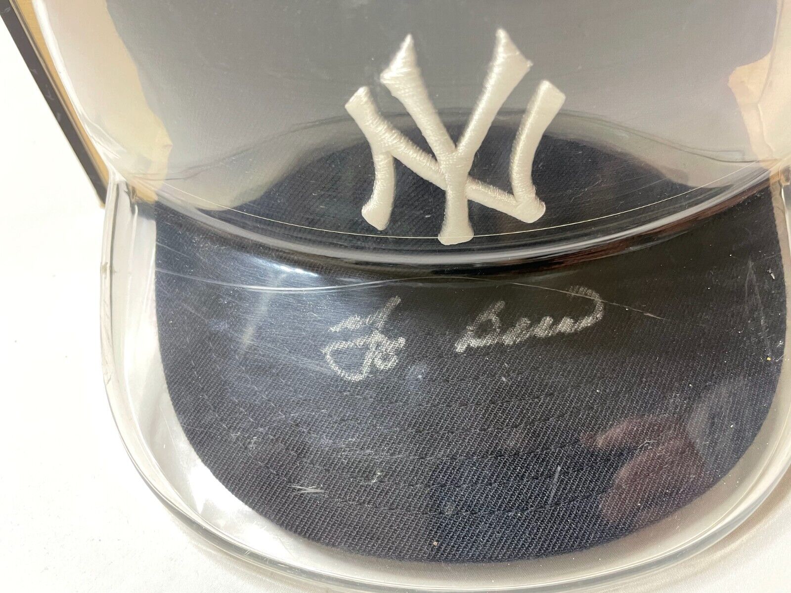2001 Fleer Legacy Yogi Berra Auto Signed Hat New Era Authentic Yankees Autograph