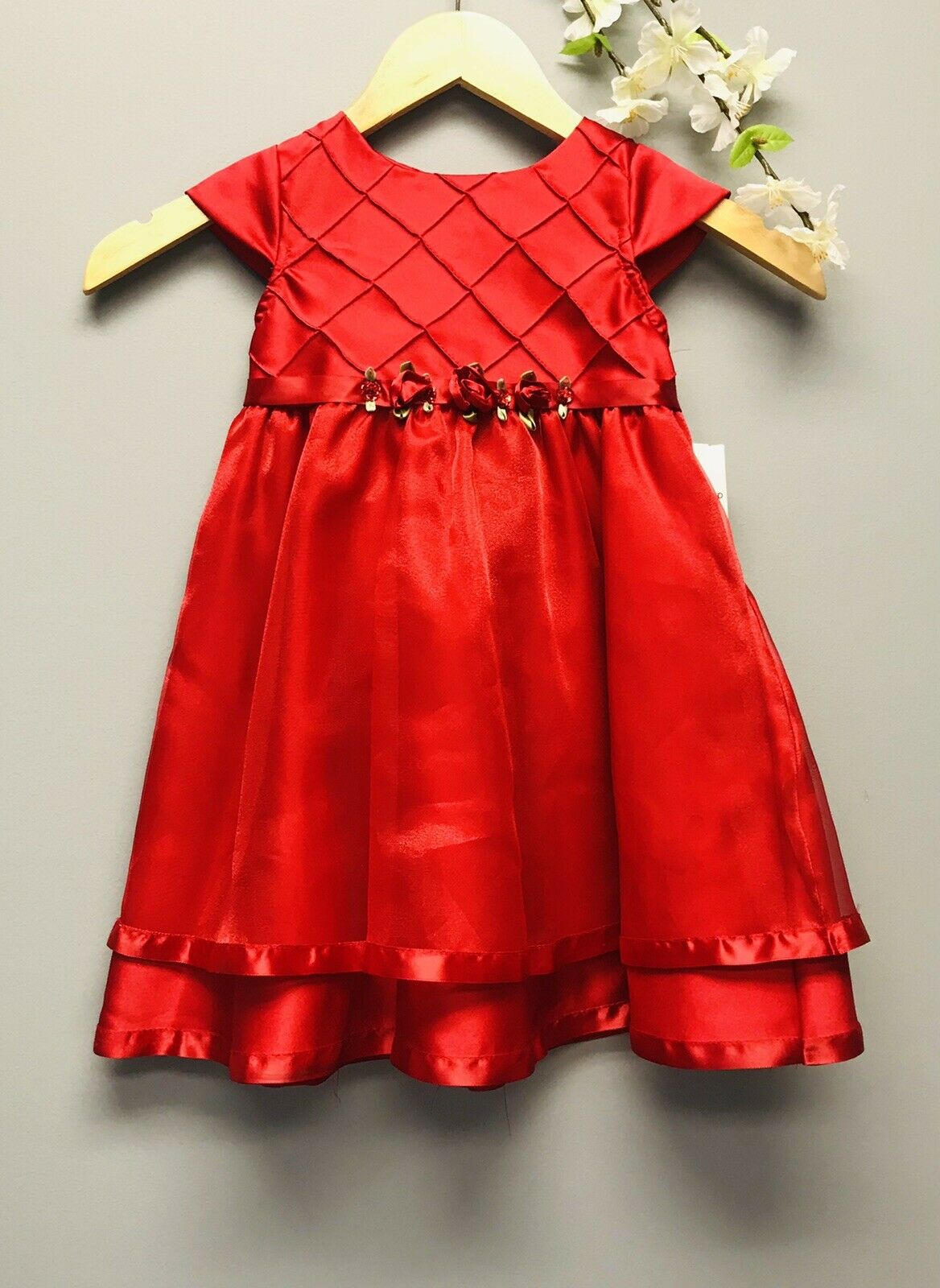 Rare Edition Dress Girl Baby Toddler Holiday Christmas Dressy Size 2t [u]