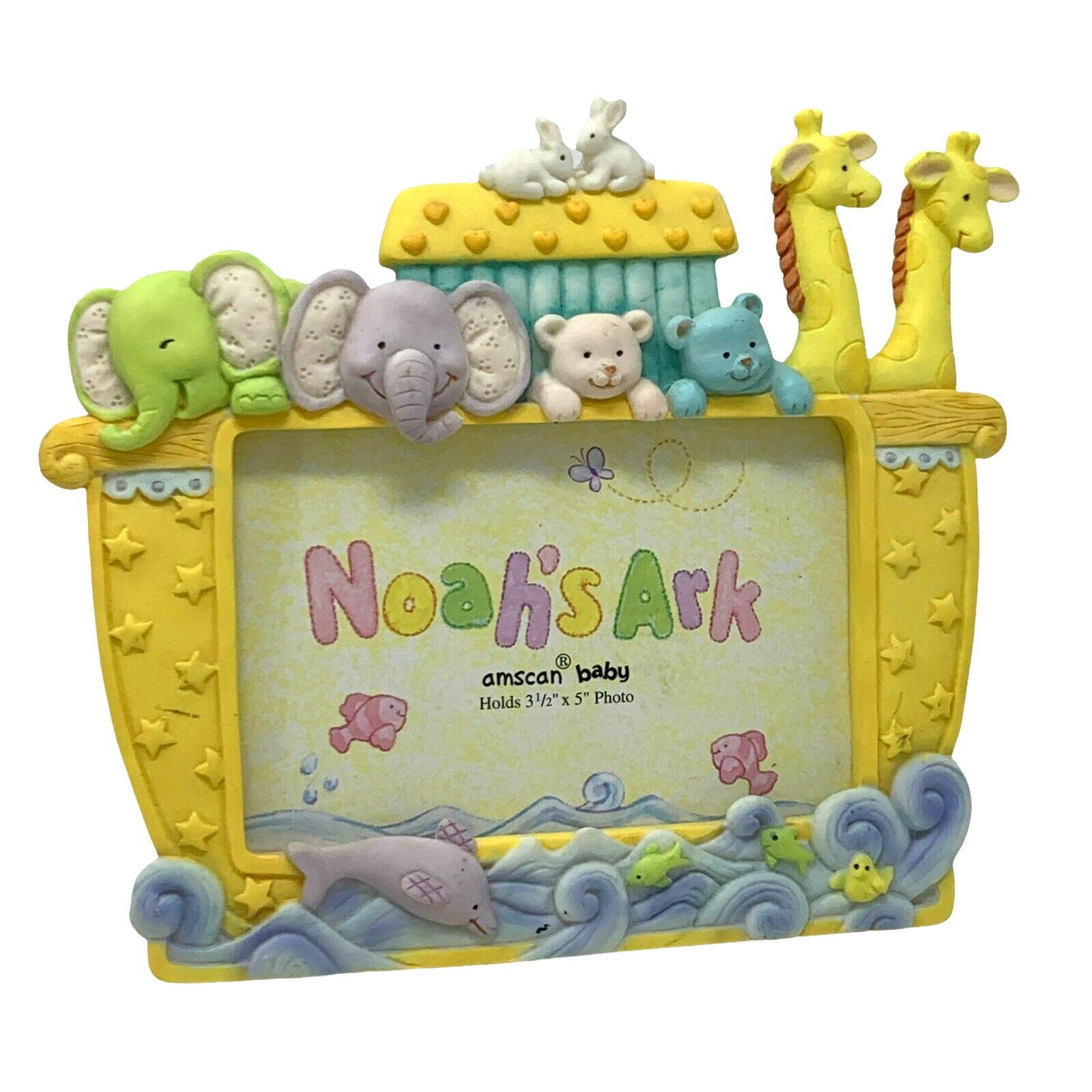 AMSCAN BABY Noah's Ark Picture Frame 3.5