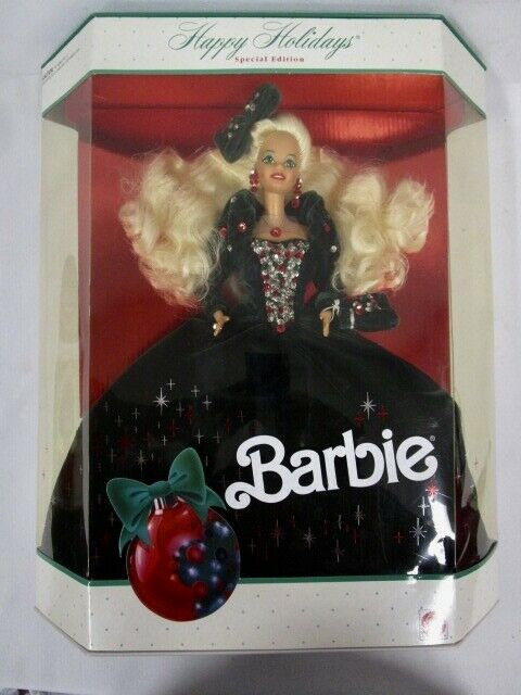 Vintage1991 Happy Holidays Special Edition Barbie Doll - Sealed In Original Box