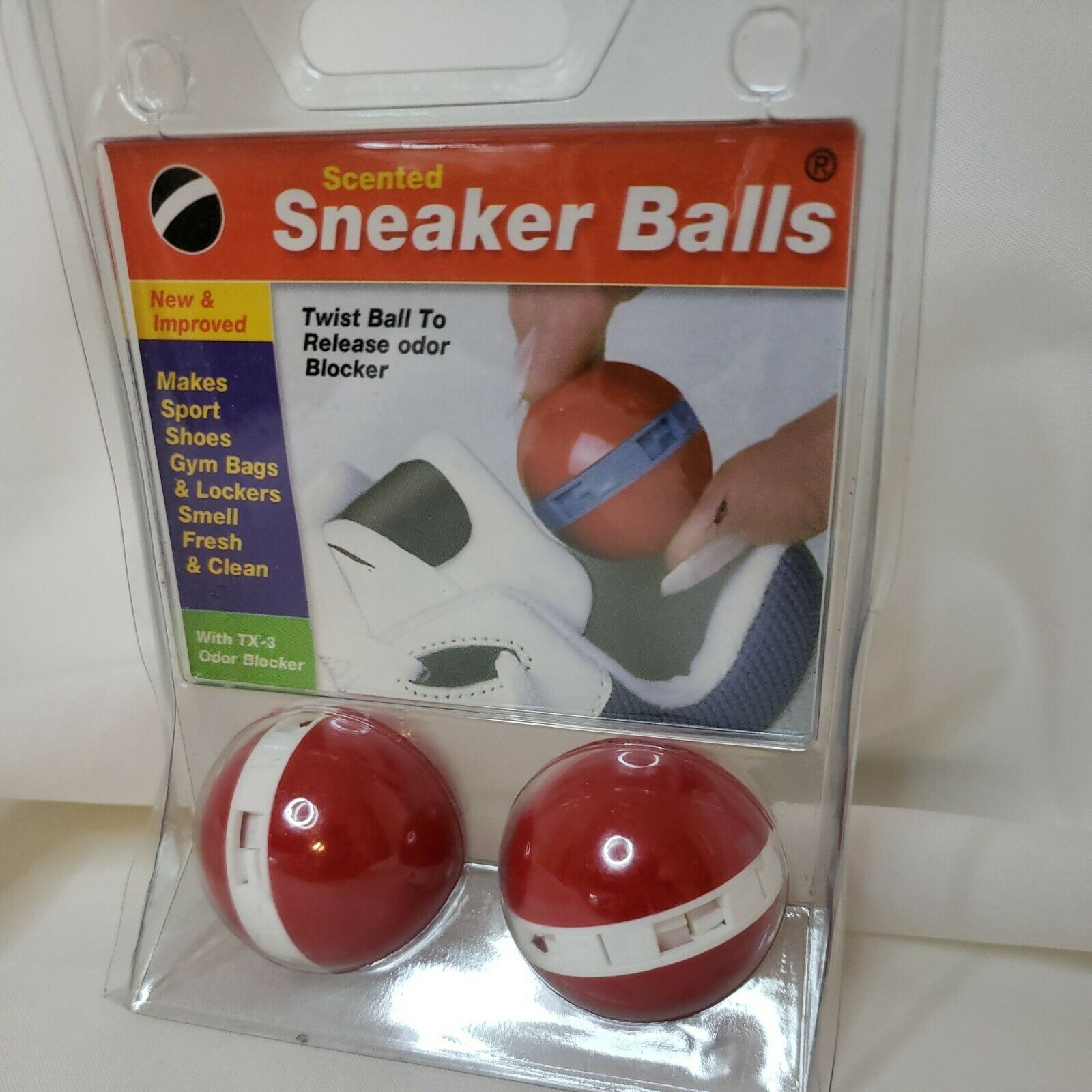 Scented Sneaker Balls. 6 Months Of Odorless Shoes,  Car, Locker,  Gym Bag New