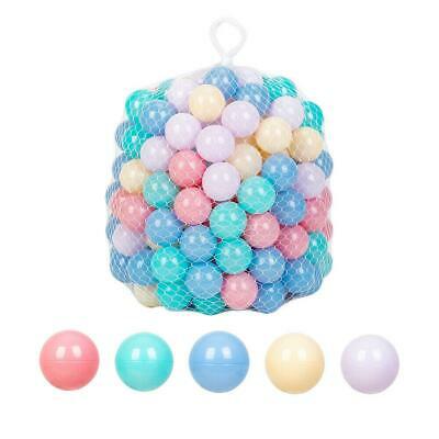 400x Mixed Colorful Ball Soft Plastic Ocean Ball Funny Baby Kids Swim Pit Pool