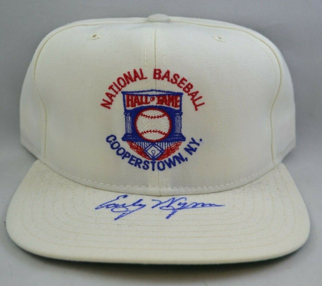Early Wynn Indians Autographed Cooperstown Baseball Hat W/ Coa 092321mgl