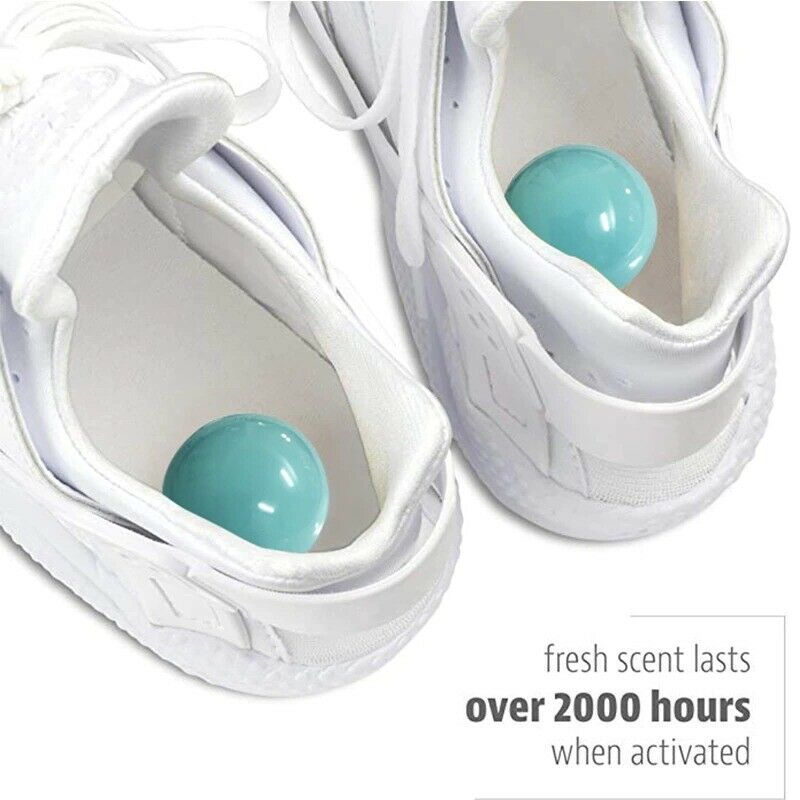 1 Pair Shoe Deodorizer Balls Sneaker Balls Shoe Freshener Fresh & Clean Scent