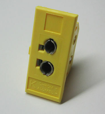 Universal K-type Panel Jack Socket F Miniature & Standard Thermocouple Connector