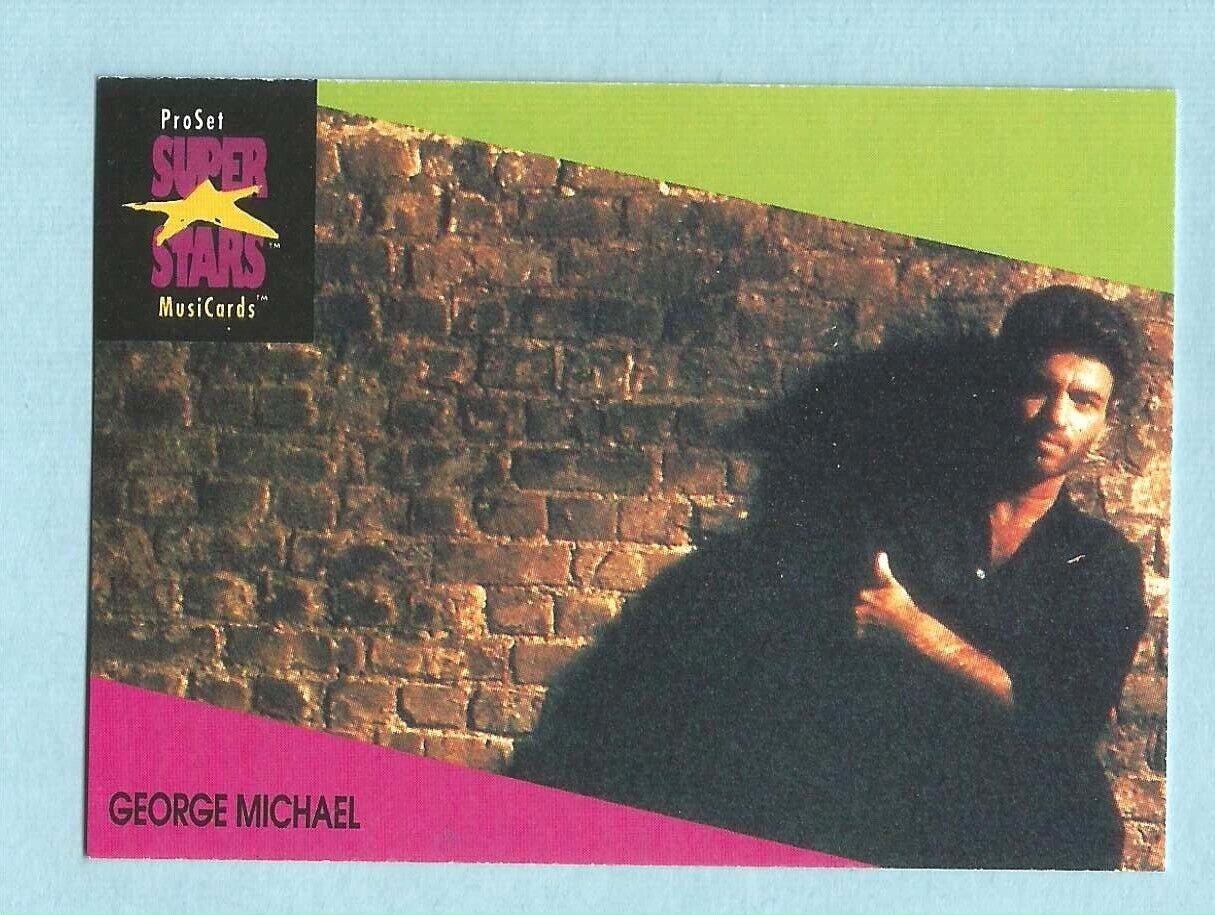 1991 Pro Set MusiCards Super Stars of Music George Michael #75