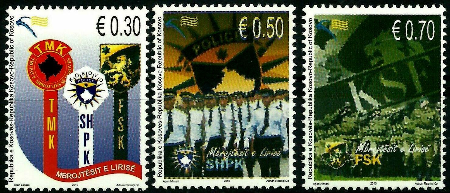 Kosovo Stamps 2010. The Defenders Of Freedom. Set Mnh